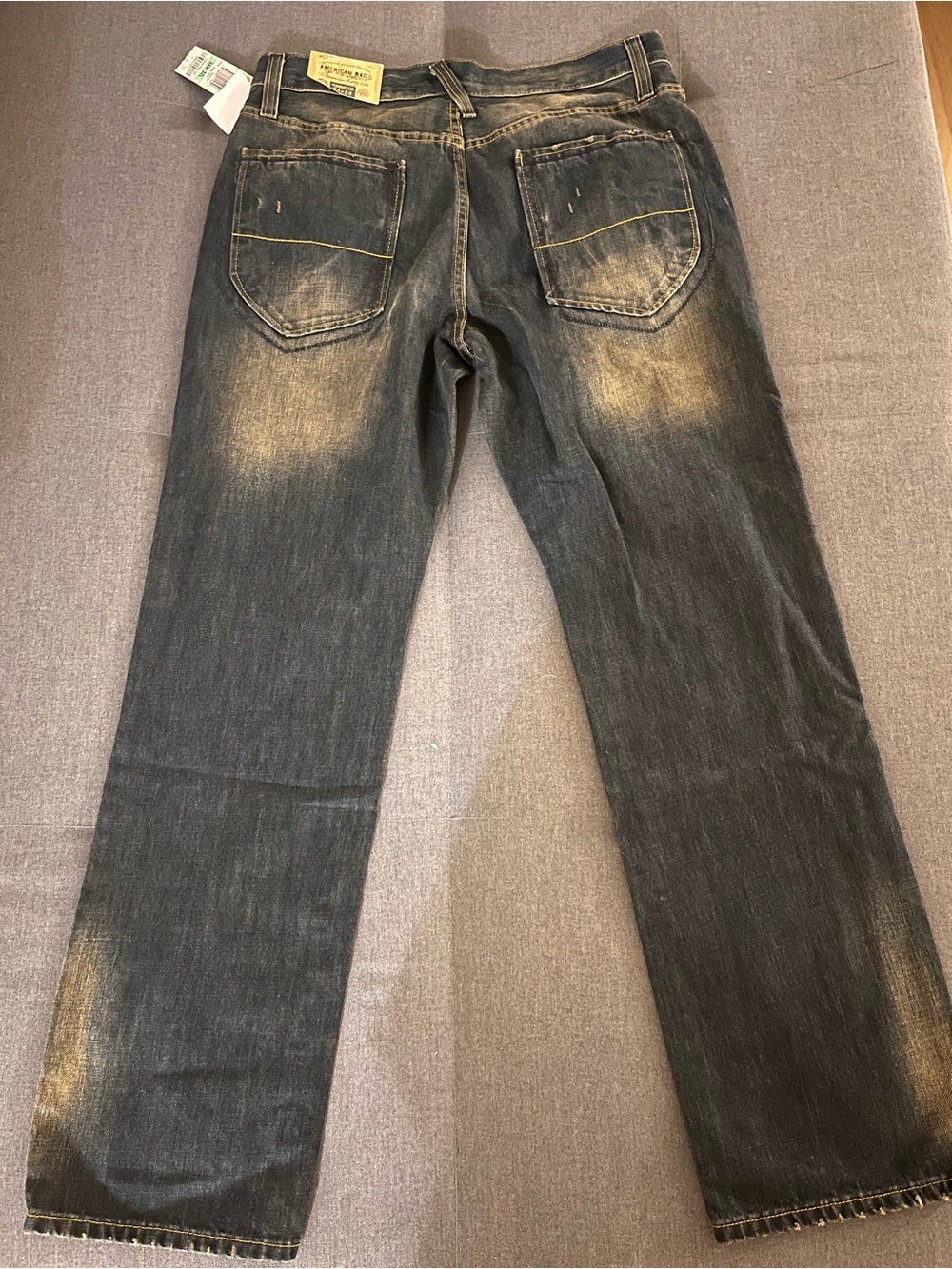 American Rag Men’s Dark Indigo Straight Leg Jeans - Picture 2 of 5